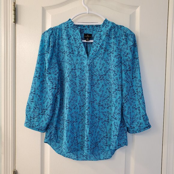 Worthington Tops - Worthington Petite 3/4 Quarter Sleeve Blouse